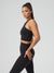 Courtside Zip Crop - Onyx Black Image 6