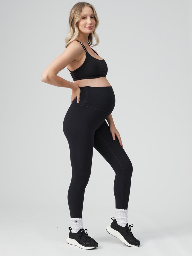 Energy Foldover Legging - Onyx Black Image 2