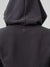 Luxe Bolero Hoodie - Black Image 2