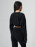 Cloud Long Sleeve Crop - Onyx Black Image 6