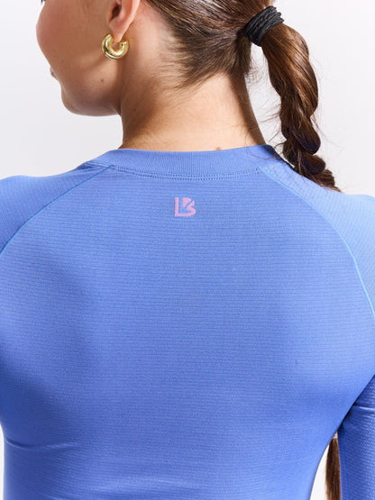 Seamless Long Sleeve Tee - Ultraviolet