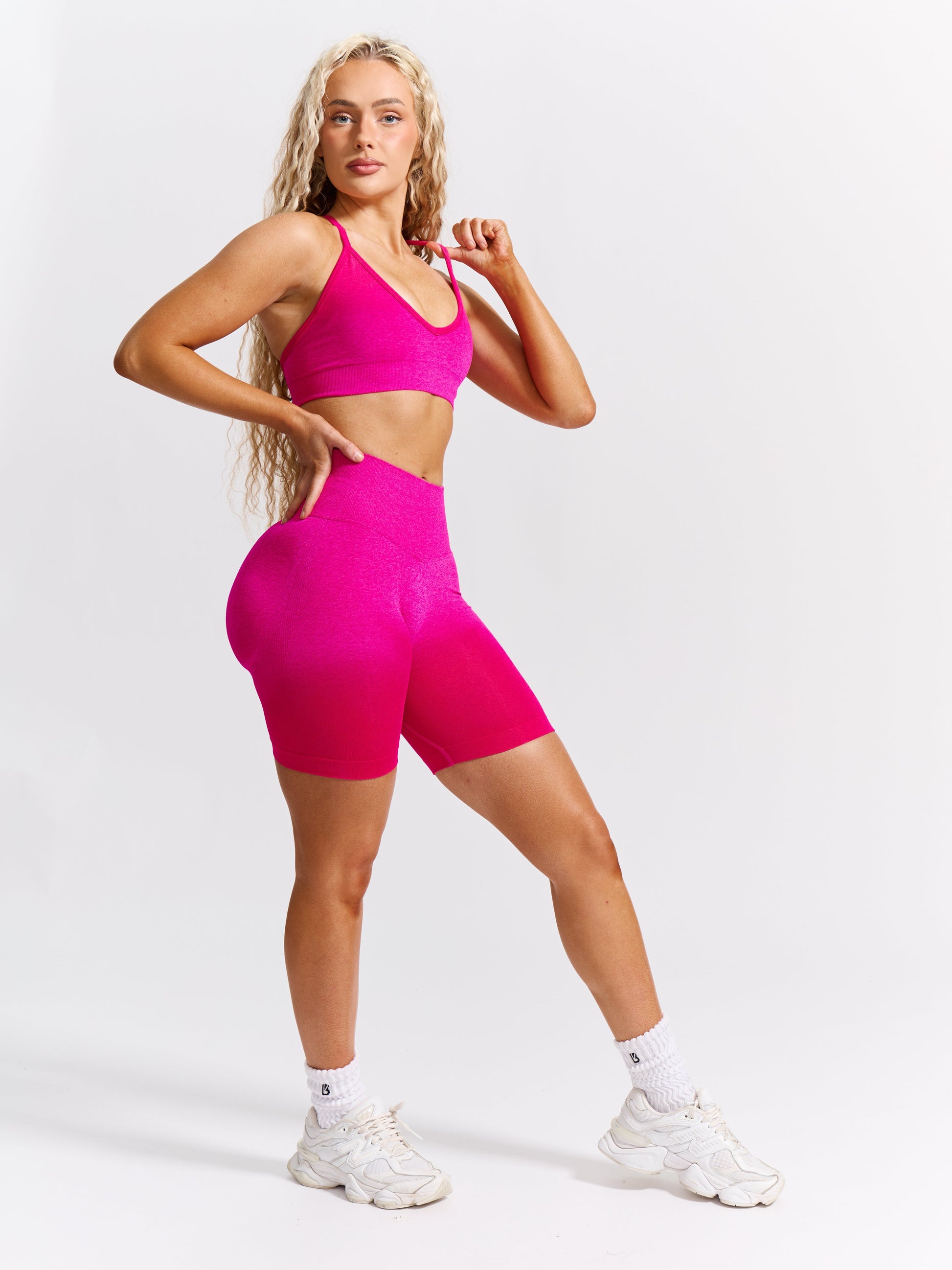 Plunge Seamless Sports Bra - Hard Candy Ombre