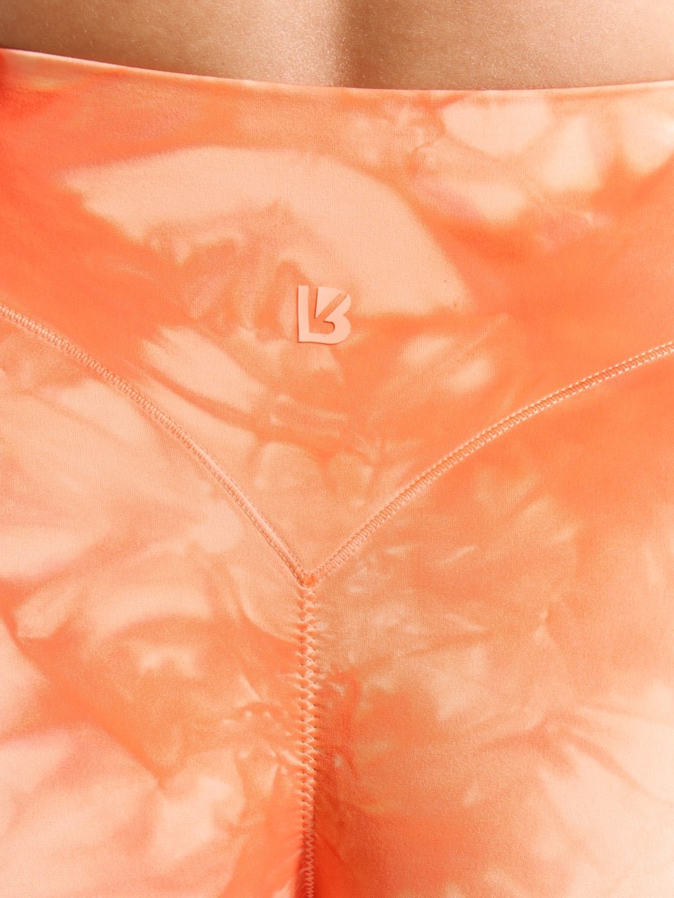Aggressive Scrunch Short 7" - Peach Rings Tie Dye