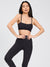 Ivy Wrap Sports Bra - Onyx Black Image 1