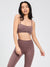 Ivy Wrap Sports Bra - Mocha Berry Image 0