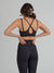 Limitless Laser Cut Sports Bra - Onyx Black Image 6