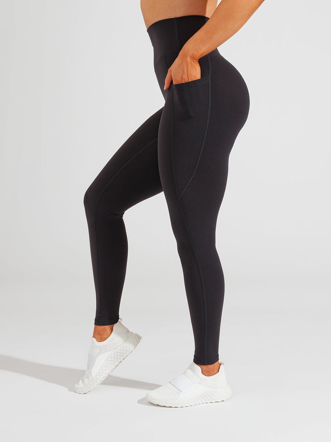 Rosa Pocket Legging - Onyx Black Image 7