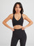 Candy Wrap Sports Bra - Onyx Black Image 4