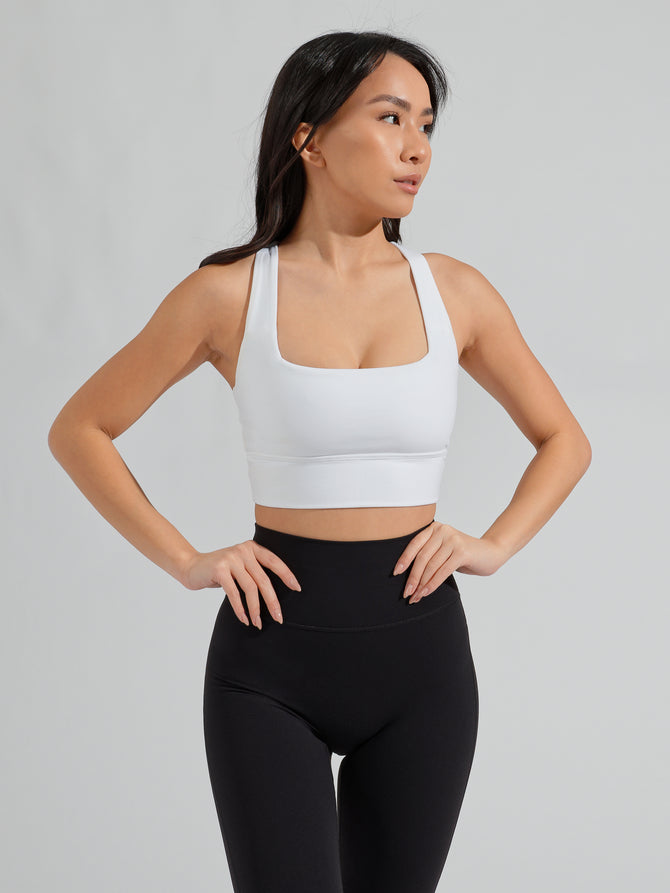 Revolution Sports Bra - White Image 4