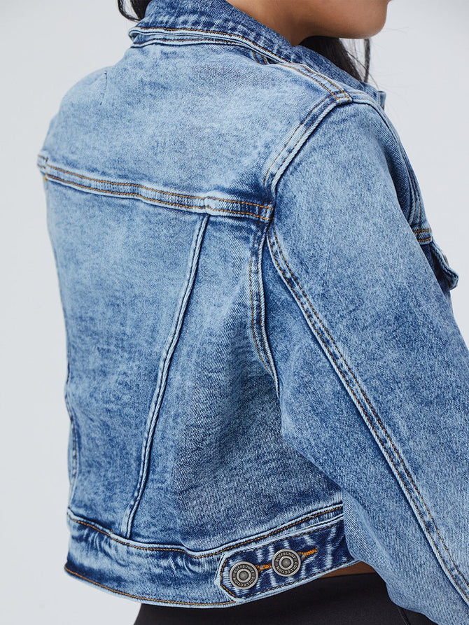 Desire Denim Jacket - Medium Wash Image 6