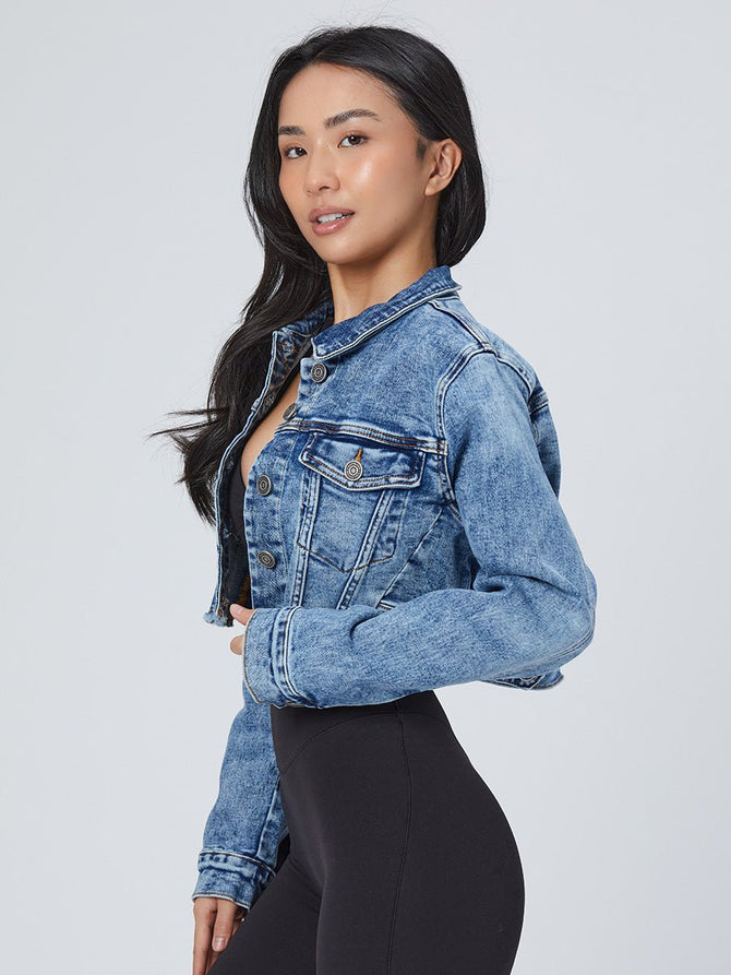 Desire Denim Jacket - Medium Wash Image 13