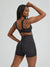 Synergy Seamless Sports Bra - Charcoal Image 6