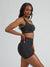 Synergy Seamless Sports Bra - Charcoal Image 3