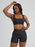 Synergy Seamless Sports Bra - Charcoal Image 5