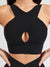 Harmony Halter Sports Bra - Onyx Black Image 0