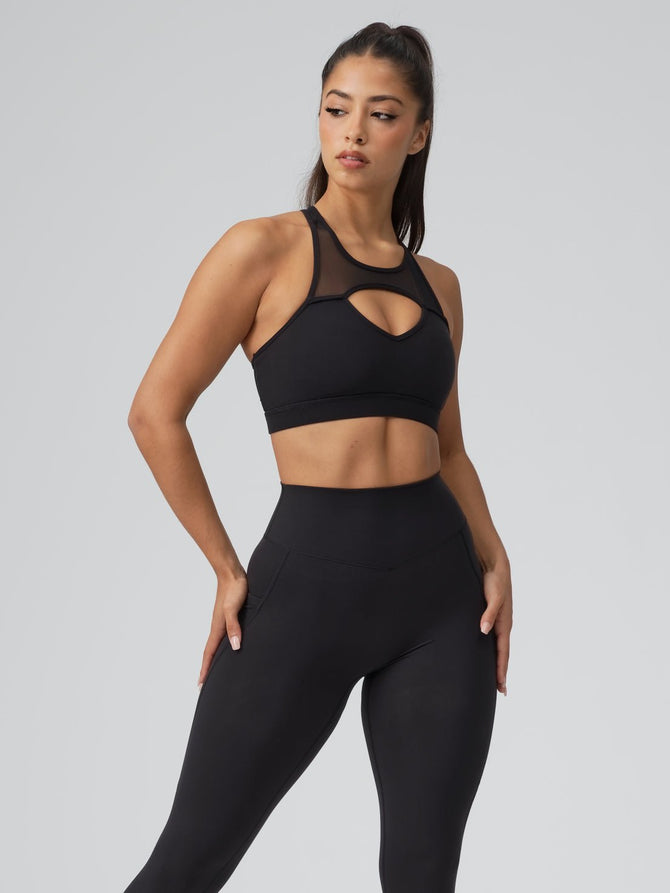 Ambrosia Sports Bra - Onyx Black Image 2