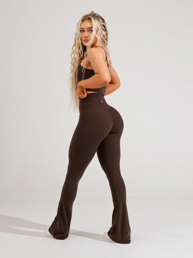 Foxy Flare Legging - Journey Dark Brown Image 1