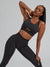 BBL Seamless Reversible Sports Bra - Charcoal Image 1