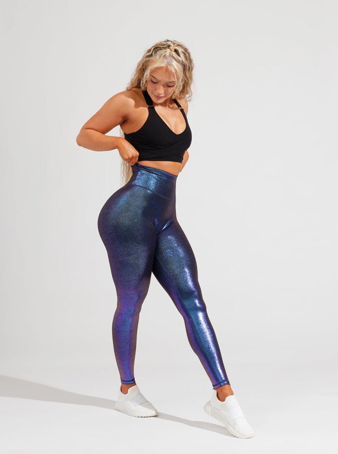 Rebel Legging - Mood Ring Holographic Image 9