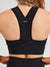 Sphynx Ribbed Sports Bra - Onyx Black Image 6